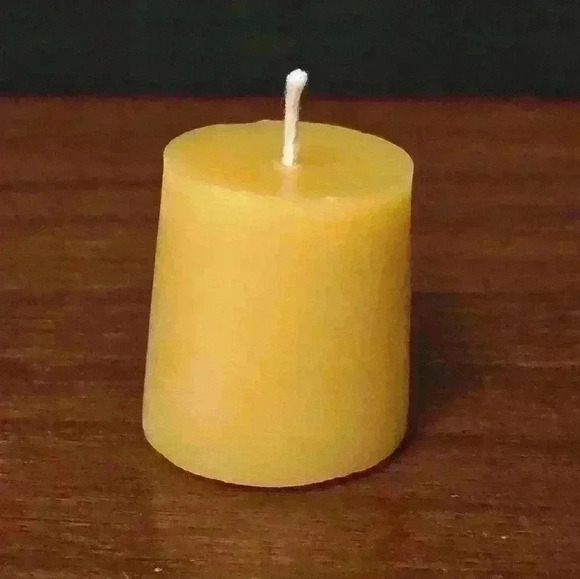 Beeswax Votive Candle Handmade by Blossom Hill Nursery -Ontario,  Canada - Picture 1 of 4